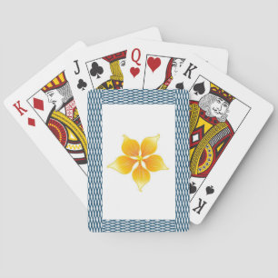 Blumen Spielkarten-Deck Spielkarten