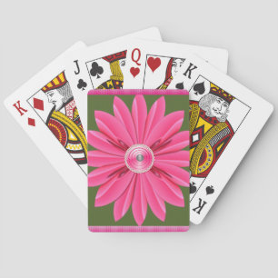 Blumen Spielkarten-Deck Spielkarten