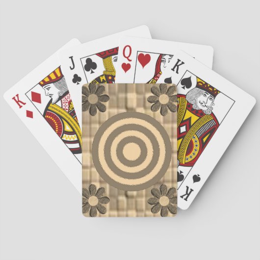 Blumen Spielkarten-Deck Spielkarten (Rückseite)