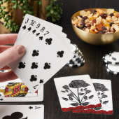 Blumen Spielkarten-Deck Spielkarten (In Situ)