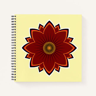 Blumen-Spiralbuch - Florales Design Notizblock