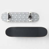 Blumen-Spitzenmuster Skateboard (Horizontal)