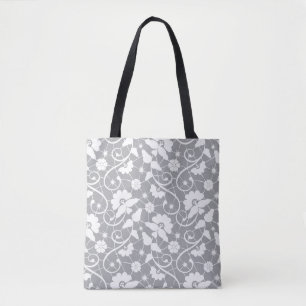 Blumen-Spitzenmuster Tasche
