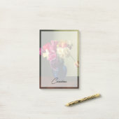 Blumen | Spring Blume Bouquet Post-it Klebezettel (Auf Schreibtisch)