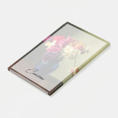 Blumen | Spring Blume Bouquet Post-it Klebezettel (angewinkelt)