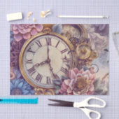 Blumen Steampunk Seidenpapier (Handwerk)