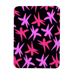 Blumen-Sterne Magnet