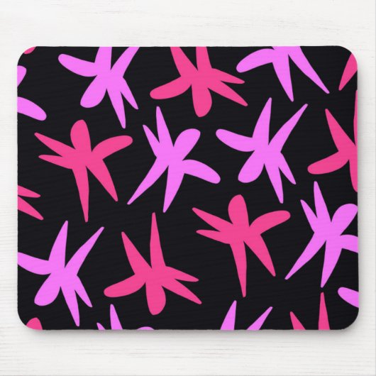 Blumen-Sterne Mousepad (Vorne)
