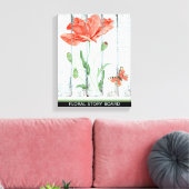 BLUMEN-STORY-BOARD LEINWANDDRUCK (Insitu (Wohnzimmer))