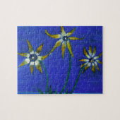 Blumen strukturierte Kunst Puzzle mit Geschenkbox (Horizontal)