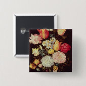 Blumen-Stück Button (Vorne & Hinten)
