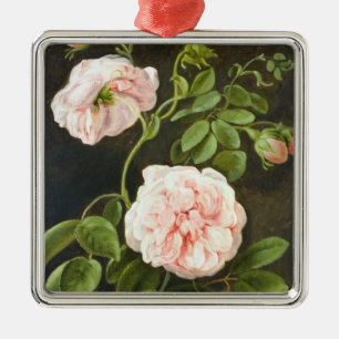 Blumen-Studie Silbernes Ornament