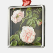 Blumen-Studie Silbernes Ornament (Links)