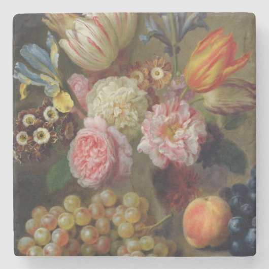 Blumen-Studie Steinuntersetzer (Vorderseite)