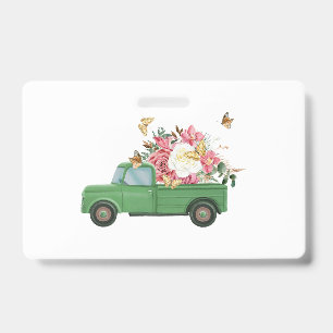Blumen-Sublimationsdesigns Ausweis