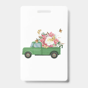 Blumen-Sublimationsdesigns Ausweis