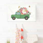 Blumen-Sublimationsdesigns Banner (Insitu)