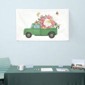 Blumen-Sublimationsdesigns Banner (Messeveranstaltung)