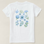 Blumen T-Shirt (Design Rückseite)