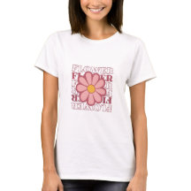 Blumen T-Shirt Design Mädchen