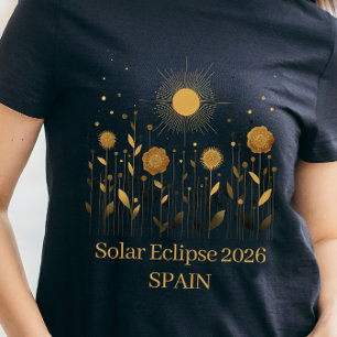 Blumen T-Shirt Sonnenfinsternis 2026