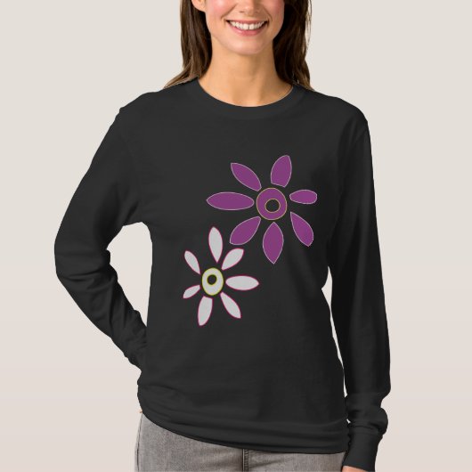 Blumen-T-Shirt… T-Shirt (Vorderseite)