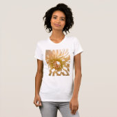 Blumen-T-Shirt T-Shirt (Vorne ganz)