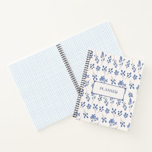 Blumen-Tagebuch mit Hartcover, Planer Notizblock (Innenseite)