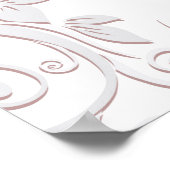 Blumen Tapete 1 Poster (Ecke)