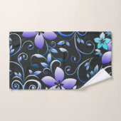 Blumen Tapete 6 Badhandtuch Set (Handtuch)