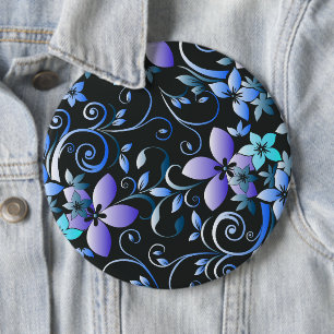 Blumen Tapete 6 Button