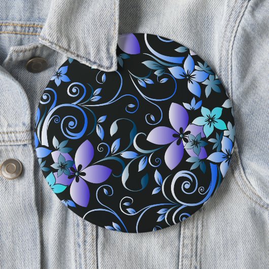 Blumen Tapete 6 Button (Beispiel)