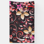 Blumen Tapete 7 Banner (Vertikal)