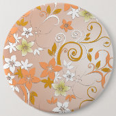 Blumen Tapete 8 Button (Vorderseite)