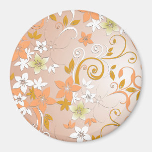 Blumen Tapete 8 Magnet