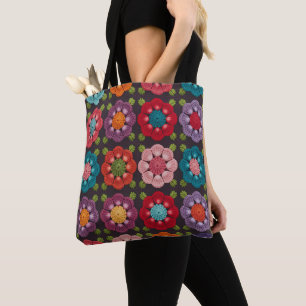 Blumen-Tasche mit 20 Gänseblümchen-Muster – Wieder Tasche