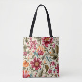 Blumen-Tasche mit lebendigem Rosa Tasche (Vorderseite)