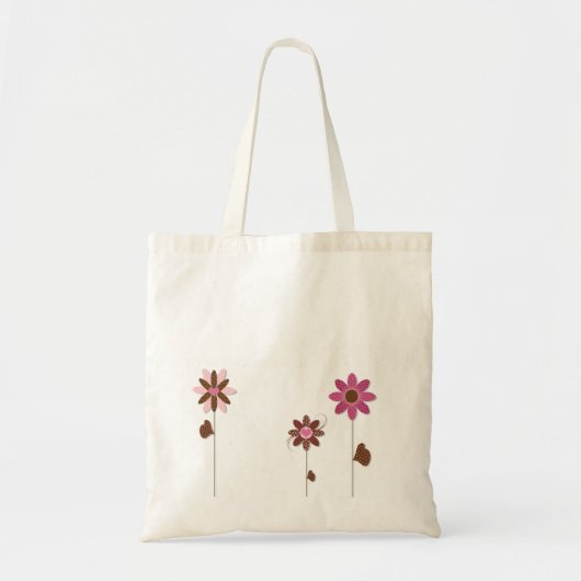 Blumen-Tasche Tragetasche (Vorne)