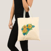Blumen-Tasche Tragetasche (Vorderseite (Produkt))