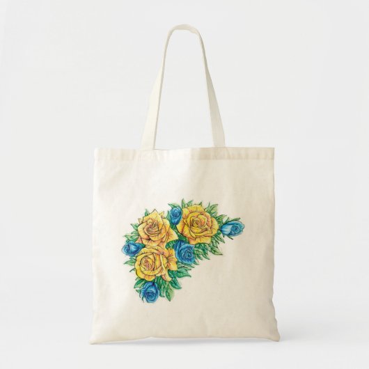 Blumen-Tasche Tragetasche (Vorne)