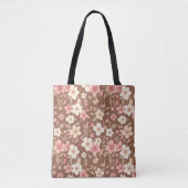 Blumen-Tasche - Über die Schulter Tasche (Vorderseite)