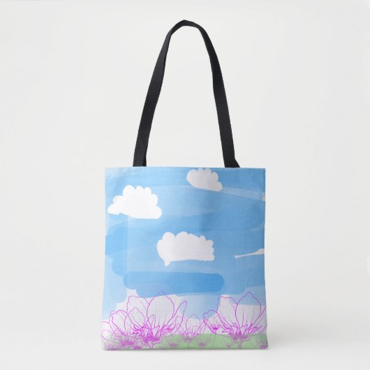 Blumen-Tasche von Heidi Tasche (Vorderseite)