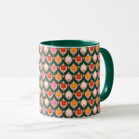 Blumen Tasse (VorderseiteRechts)