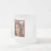 Blumen-Tasse Foto Mattglastasse (Vorderseite Links)