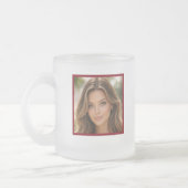 Blumen-Tasse Foto Mattglastasse (Links)