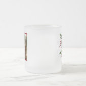Blumen-Tasse Foto Mattglastasse (Mittel)