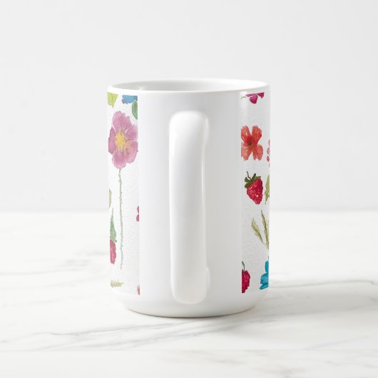 Blumen-Tasse Kaffeetasse (Henkel)