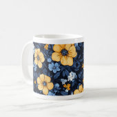 Blumen-Tasse Kaffeetasse (Vorderseite Links)