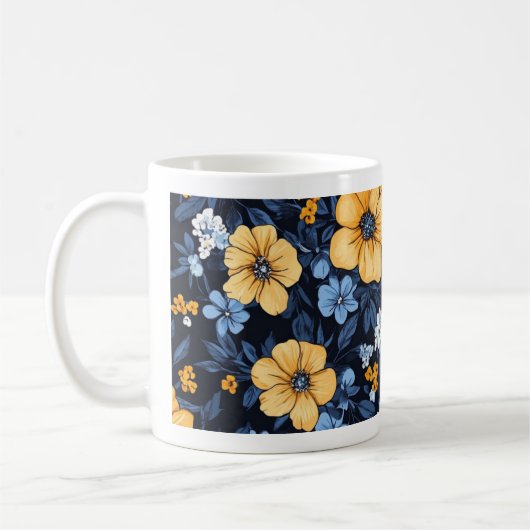 Blumen-Tasse Kaffeetasse (Links)