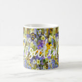 Blumen-Tasse Kaffeetasse (Mittel)